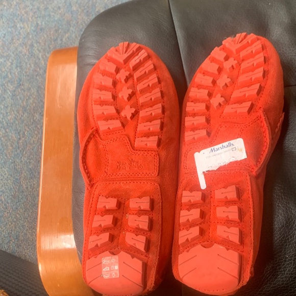 Coach Red Moccasins with Studded Detail - Picture 7 of 8